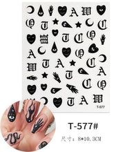 将图片加载到图库查看器，Yellow Smiles Sun Moon Clouds 3D Nail Stickers For Halloween Theme Slider Decals Nail Art Decorations Design  3D Self-Adhesive Nail Decorations Accessories Women Girls Manicure Decorations Nail Art Supplies Water Transfer Decals
