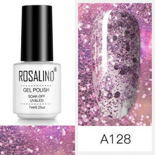Load image into Gallery viewer, Luxury Womens Pink Shiny Nail Gel Polish Varnish Permanent UV Gel Popular High Quality Colorful Nail Polish
