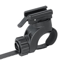 将图片加载到图库查看器，Bicycle Headlight Holder Front LED Lamp Buckle Quick Mount Release Helmet Adaptor Bracket Light Switch 360°Rotation Flashlight Mount Holder Bicycle Cycle Bike Front Torch Mount LED Headlight Holder Clip Clamp Rubber For Diameter Flashlight
