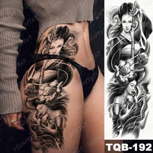 Load image into Gallery viewer, Full Women Man Realistic Waterproof Temporary Tattoo Tiger Stickers Luxury Big Design For Arm Thigh
