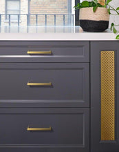 将图片加载到图库查看器，Modern Gold Knob Pure Copper Kitchen Cabinet Handles Cupboard Door Pulls Drawer Knobs Brass Furniture Handle Hardware Drawer Pulls Cupboard Knob For Kitchen Furniture Hardware
