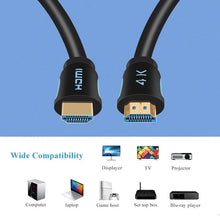 Load image into Gallery viewer, 4K HDMI Cable HDMI 2.0 Ultra HD Audio Wire HDMI Splitter Digital Cord High Speed 18Gbps HDMI 2.0 Cable 4K HDR 2160P For TV  Projector Laptops Gaming
