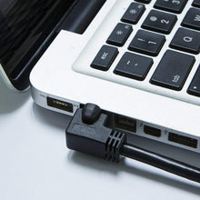 Load image into Gallery viewer, CAT6 Ethernet Cable LAN Cable Network Cable Gold Plated Laptop Router Cat6 Right Angle Ethernet Cable RJ45 Network Patch Cord Cable For Laptop Game Console

