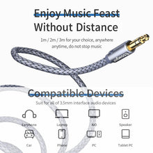 将图片加载到图库查看器，Audio Extension 3.5 mm Aux Cable Jack For Headphone Extender Cord
