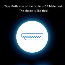 Load image into Gallery viewer, 1m/2m/5m High Speed 1.4Gbp Slim and Flexible Ultra HD 8K 4K 144Hz 165Hz Display Port Adapter For Monitor PC Laptop Projector
