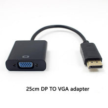 将图片加载到图库查看器，DP to VGA Video Adapter 1080p Thunderbolt DP to VGA Cables Compatible with Computer, Desktop, Laptop, PC, Monitor, Projector,

