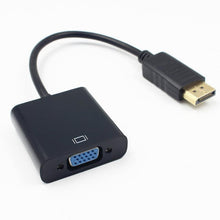 将图片加载到图库查看器，DP to VGA Video Adapter 1080p Thunderbolt DP to VGA Cables Compatible with Computer, Desktop, Laptop, PC, Monitor, Projector,
