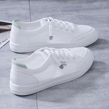 将图片加载到图库查看器，Women's White Casual Sneakers Spring  Summer Breathable Flats Solid Color Mesh Shoes Fashion White Flat Sneakers Women Workout Tennis Walking Gym Fashion Sneakers
