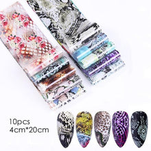 将图片加载到图库查看器，Nail Foils Marble Flower Series Iridescent Nail Art Transfer Sticker Paper Slider Nail Water Decal Design Manicures Decorations  Art Manicures Decoration New Gold Nail Transfer Foils for Nail Arts Nails Supply Holographic Effect Nail Art Foil Stickers Hol
