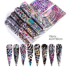 将图片加载到图库查看器，Nail Foils Marble Flower Series Iridescent Nail Art Transfer Sticker Paper Slider Nail Water Decal Design Manicures Decorations  Art Manicures Decoration New Gold Nail Transfer Foils for Nail Arts Nails Supply Holographic Effect Nail Art Foil Stickers Hol
