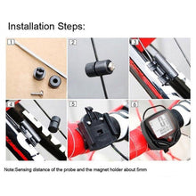 Load image into Gallery viewer, Waterproof Bicycle Bike Cycle LCD Display Digital Computer Bike Speedometer Waterproof And Cycling Odometer With Automatic Wake-up LCD Display Outdoor Sport Computer Speedometer
