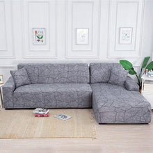 Load image into Gallery viewer, Elastic Sofa Covers for Living Room Stretch Slipcovers Sectional Couch Cover L Shape Corner Armchair Cover 1/2/3/4 Seater Slipcovers Elastic Stylish Printed Sectional Sofa Furniture Protector For Living Room
