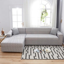 Load image into Gallery viewer, Elastic Sofa Covers for Living Room Stretch Slipcovers Sectional Couch Cover L Shape Corner Armchair Cover 1/2/3/4 Seater Slipcovers Elastic Stylish Printed Sectional Sofa Furniture Protector For Living Room

