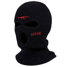Load image into Gallery viewer, 1Pc Embroidery Balaclava Face Mask 3-Hole for Cold Weather, Winter Ski Mask for Men and Women Thermal Cycling Mask Christmas Gift Face Scarf Mask Sunscreen Dustproof Army Cycling Hunting Fishing Tactical Airsoft Hat
