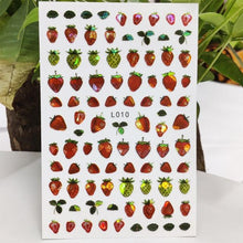 将图片加载到图库查看器，3D Nail Sticker Waterproof Shining Decals Stickers for Nails Cute Beautiful Love Heart Nail Art Decoration Aurora Silver Design Nail Art Stickers Decals Nail Art Supplies Valentines Day 3D Self-Adhesive Nail Decorations Manicuring Nail Art Manicure
