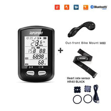 Load image into Gallery viewer, Bike Wireless Stopwatch GPS Bicycle Computer IPX6 Waterproof Cycling Speedometer With ANT+ Bluetooth Bike Speedometer and Odometer Rechargeable Cycling Computer MTB Tracker With LCD Automatic Backlight Display
