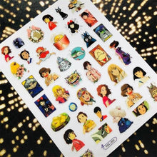 将图片加载到图库查看器，3D Nail Art Stickers Decal Template Nail Tool Decorations Nail Slider  Metallic Nail Art Stickers Set Love Metal Nail Studs Decals for Women Nail Decorations Accessories Metal Curve Stripe Lines Design Letter Nail Sticker Decoration
