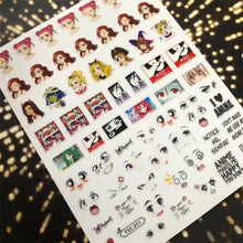 将图片加载到图库查看器，3D Nail Art Stickers Decal Template Nail Tool Decorations Nail Slider  Metallic Nail Art Stickers Set Love Metal Nail Studs Decals for Women Nail Decorations Accessories Metal Curve Stripe Lines Design Letter Nail Sticker Decoration
