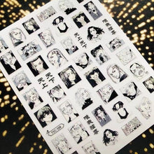 将图片加载到图库查看器，3D Nail Art Stickers Decal Template Nail Tool Decorations Nail Slider  Metallic Nail Art Stickers Set Love Metal Nail Studs Decals for Women Nail Decorations Accessories Metal Curve Stripe Lines Design Letter Nail Sticker Decoration

