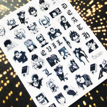 将图片加载到图库查看器，3D Nail Art Stickers Decal Template Nail Tool Decorations Nail Slider  Metallic Nail Art Stickers Set Love Metal Nail Studs Decals for Women Nail Decorations Accessories Metal Curve Stripe Lines Design Letter Nail Sticker Decoration
