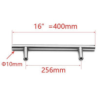 将图片加载到图库查看器，Stainless Steel Kitchen Door Cabinet T Bar Handle Pull Knob cabinet Knobs Furniture Handle Cupboard Drawer Handle Stainless Steel Hollow Bar Drawer Pulls Cupboard Knob for Kitchen Furniture Hardware
