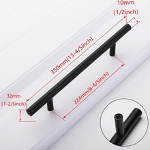 将图片加载到图库查看器，Stainless Steel Kitchen Door Cabinet T Bar Handle Pull Knob cabinet Knobs Furniture Handle Cupboard Drawer Handle Stainless Steel Hollow Bar Drawer Pulls Cupboard Knob for Kitchen Furniture Hardware
