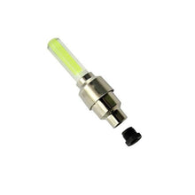 将图片加载到图库查看器，2PCS Bicycle Valve Lights Wheel Spokes Tire LED Light Tire Valve Caps Cycling Lantern Lamp Bike Accessory LED Bike Wheel Light Tire Valve Cap Neon Lamp Shockproof For Front And Rear Wheel Flashing Lamp Glow In The Dark Cool Accessories
