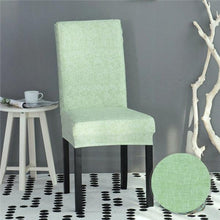 将图片加载到图库查看器，Spandex Chair Cover Removable Anti-Dirty Seat Slipcover Cover For Banquet Wedding Dinner Restaurant Slipcovers Anti-Stain Removable Washable Parsons Chair Protector For Dining Room Banquet Ceremony Wedding Party Hotel Restaurant

