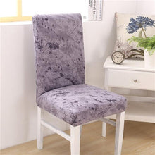 将图片加载到图库查看器，Spandex Chair Cover Removable Anti-Dirty Seat Slipcover Cover For Banquet Wedding Dinner Restaurant Slipcovers Anti-Stain Removable Washable Parsons Chair Protector For Dining Room Banquet Ceremony Wedding Party Hotel Restaurant
