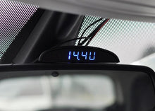 Load image into Gallery viewer, 12V Car Interior 3 In 1 Car Clock Voltmeter Thermometer and Voltage Meter Monitor Touch Switch Blue Red Light Thermometers Voltmeter Gauge Electronic Clock LED Digital Display LCD Screen Clock

