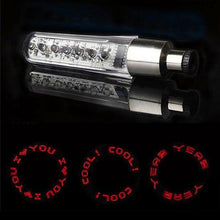 将图片加载到图库查看器，Bicycle Light Wheels Double-Sensing Sided Mountain Bike LED Lamp Riding Wheel Lights Neon Flashing Lamp Glow In The Dark Safety Warning Bike Lights For Night Riding
