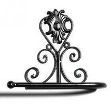 Load image into Gallery viewer, New Arrival Classic Bathroom accessories Vintage Iron Toilet Paper Towel Roll Holder Bathroom Wall Mount Rack Toilet Paper Roll Holder Cast Iron Wall Mounted Toilet Tissue Holder  European Victorian Design
