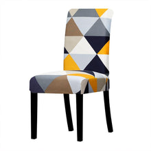 Load image into Gallery viewer, Printed Chair Cover Economical and Practical Stretch Seat Cover Slipcovers Big Elastic Washable Dining Chairs Beach Chairs Removable Washable Short Parsons Kitchen Chair Covers Protector for Dining Room Hote
