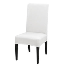 Load image into Gallery viewer, Solid Color Chair Covers Elastic Stretch Protection Case Slipcovers for Wedding Restaurant Home Kitchen Dining Chair Cover Dining Chair Slipcovers Stretch Parsons Chair Covers Sets Chiar Protector Removable Washable Elastic for Ktichen Dining Room

