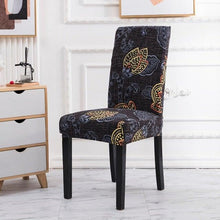 Load image into Gallery viewer, Printed Chair Cover Spandex Stretch Durable Soft Seat Chair Covers Slipcovers for Kitchen Dining Room Wedding Banquet Hotel  Chair Covers for Dining Room Stretch Spandex Removable Washable Anti-dust Seat Slipcover  Protector for Hotel Office Ceremony

