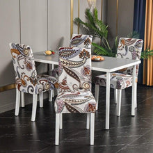 Load image into Gallery viewer, Marble Printed Stretch Chair Cover For Dining Room Office Banquet Chair Protector Elastic Material Armchair Cover  Chair Cover Chair Slipcover Marble Background Texture Parson Chair
