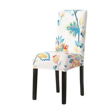 Load image into Gallery viewer, Print Pattened Dining Chair Cover Spandex Elastic Chair Slipcover Stretch Case For Chairs Wedding Hotel Banquet  Fit Stretch Short Dining Room Chair Covers with Printed Pattern Banquet Chair Seat Protector Slipcover For Home Party Hotel Wedding Ceremony
