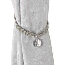 将图片加载到图库查看器，Crystal Bead Curtain Tieback Bling Diamond Bandage Rope Accessories Curtains Holder Buckle Tie Home Decorative Tieback Flower Curtain Clips Buckle with Stretchy Wire Rope For Home Office Decoration
