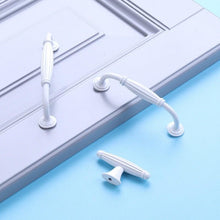 Load image into Gallery viewer, Handles Drawer Cabinet Furniture Kitchen Handles For Cabinet Knob Door Drawer Furniture Kitchen Knob Simplicity White Stainless Steel Hollow Tube  Bar Drawer Pulls Cupboard Knob For Kitchen Furniture Hardware
