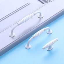 Load image into Gallery viewer, Handles Drawer Cabinet Furniture Kitchen Handles For Cabinet Knob Door Drawer Furniture Kitchen Knob Simplicity White Stainless Steel Hollow Tube  Bar Drawer Pulls Cupboard Knob For Kitchen Furniture Hardware
