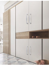 Load image into Gallery viewer, Handles Drawer Cabinet Furniture Kitchen Handles For Cabinet Knob Door Drawer Furniture Kitchen Knob Simplicity White Stainless Steel Hollow Tube  Bar Drawer Pulls Cupboard Knob For Kitchen Furniture Hardware
