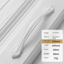 Load image into Gallery viewer, Handles Drawer Cabinet Furniture Kitchen Handles For Cabinet Knob Door Drawer Furniture Kitchen Knob Simplicity White Stainless Steel Hollow Tube  Bar Drawer Pulls Cupboard Knob For Kitchen Furniture Hardware
