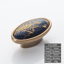 将图片加载到图库查看器，Navy Blue Ceramic Door Handles European Antique Furniture Handles Drawer Pulls Kitchen Cabinet Knobs And Handles Entry Door Handle With Door Lever For Right And Left Sided Doors
