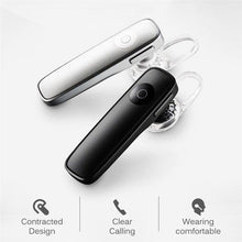 Load image into Gallery viewer, Mini Wireless Bluetooth Black Earphone Driving Handsfree Call Business Headset Improved Comfort Bluetooth Easy Pairing Headphone With Mic Long Distance Connection Earphone For All Smart Phones
