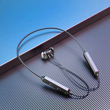 Load image into Gallery viewer, Hanging Neck Bluetooth 5.0 Wireless Sports Headset Ear Headset Bluetooth Headphones Earbuds Earphone With Microphone For Bluetooth Over Ear Headphones, Wireless 5.0/Wired Headset, 55Hrs Playtime, Hi-Fi Stereo Deep Bass, Soft Earmuffs &amp; Light Weight
