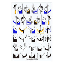 将图片加载到图库查看器，3D Nail Sticker Russian English Letter Sticker For Nails Foil Love Heart Design Accessories Fashion Manicures Sticker Decoration  Nail Art Stickers Water Transfer Nail Decals Full Wraps Gradient Acrylic Nail Kits for Women Manicure Decoration
