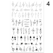 将图片加载到图库查看器，3D Nail Sticker Russian English Letter Sticker For Nails Foil Love Heart Design Accessories Fashion Manicures Sticker Decoration  Nail Art Stickers Water Transfer Nail Decals Full Wraps Gradient Acrylic Nail Kits for Women Manicure Decoration
