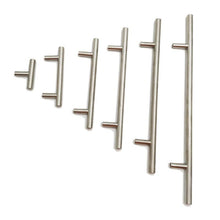 将图片加载到图库查看器，Stainless Steel Kitchen Door Cabinet T Bar Handle Pull Knob cabinet Knobs Furniture Handle Cupboard Drawer Handle Stainless Steel Hollow Bar Drawer Pulls Cupboard Knob for Kitchen Furniture Hardware
