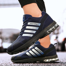 Load image into Gallery viewer, Running Mens Sport Elegant Sneakers Air Cushion Sneakers Lace Up Low Top Jogging Shoes Man Athletic Footwear Breathable Comfortable Athletic Running Sneakers
