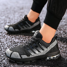 Load image into Gallery viewer, Running Mens Sport Elegant Sneakers Air Cushion Sneakers Lace Up Low Top Jogging Shoes Man Athletic Footwear Breathable Comfortable Athletic Running Sneakers
